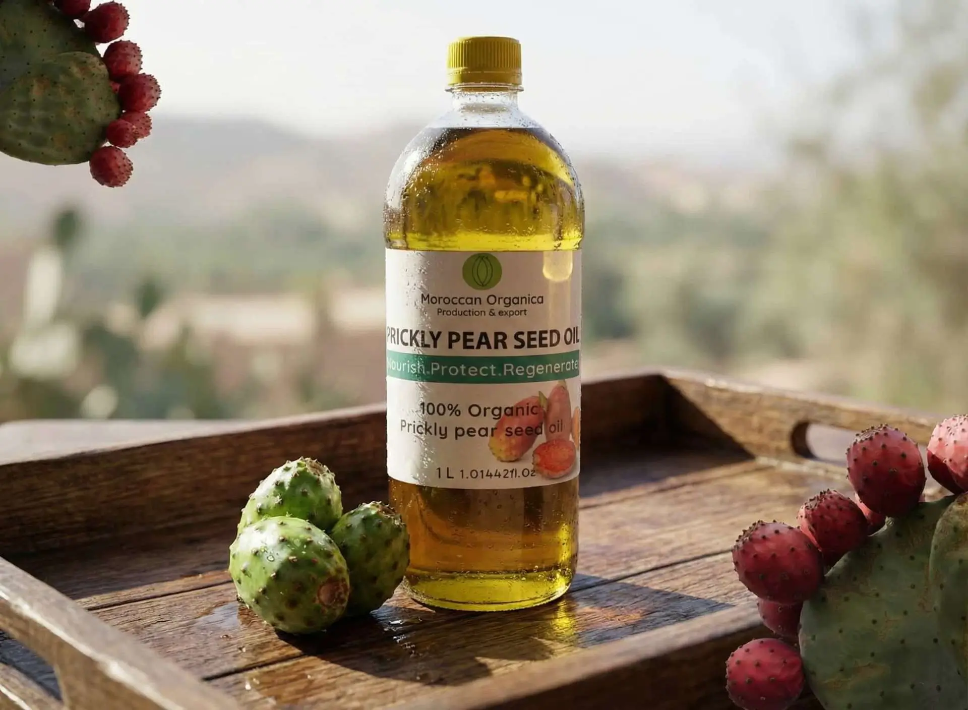 Radiant skin care with prickly pear oil